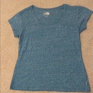 North Face Blue Short Sleeve T-shirt